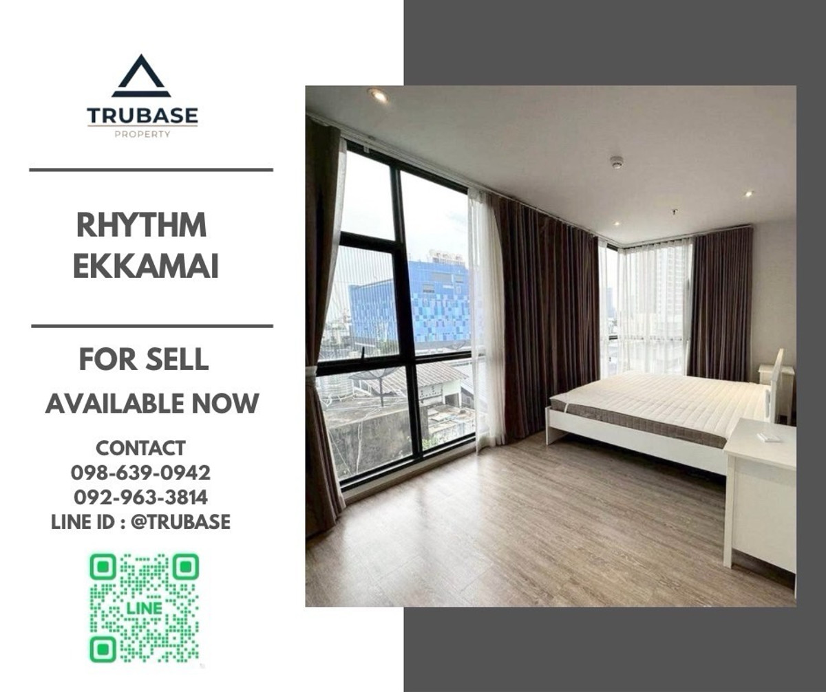 ขายคอนโดสุขุมวิท อโศก ทองหล่อ : 📍Sale Rhythm ekkamami 2 ห้องนอน ✨BEST VALUE✨ ใกล้ BTS เอกมัย📍