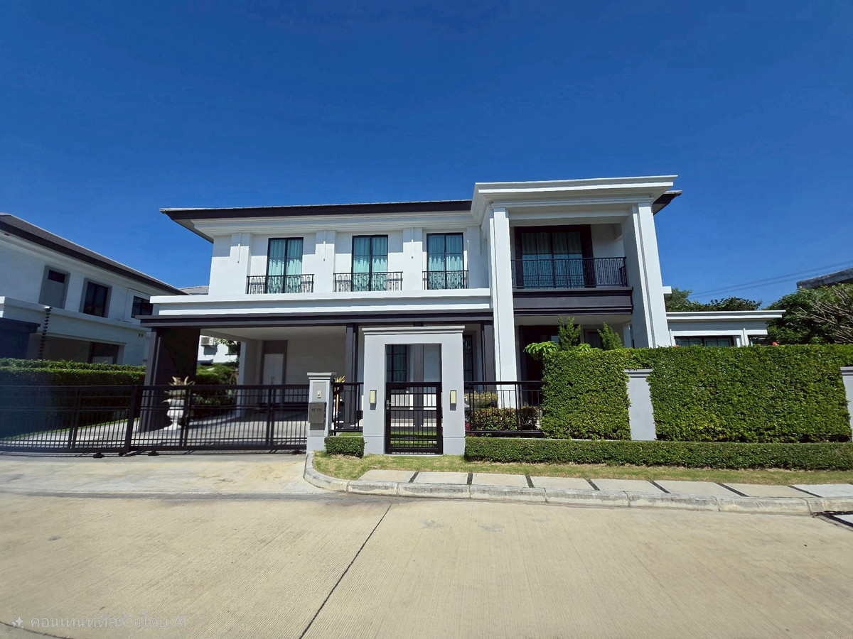 For SaleHouseChaengwatana, Muangthong : Single house for sale Setthasiri Chaengwattana - Prachachuen 2 Project, near Sri Saman Expressway.