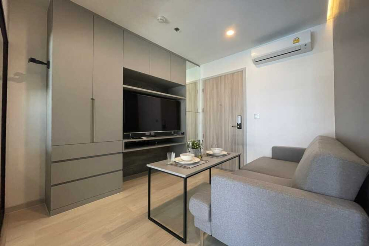 For SaleCondoSathorn, Narathiwat : 🔥 Sale with tenant !! high floor 22++, Modern minimalist style!! 🔥 Code C20240500238..........KnightsBridge Prime Sathorn, 1 bedroom, 1 bathroom, furnished, Special Deal!!📣📣