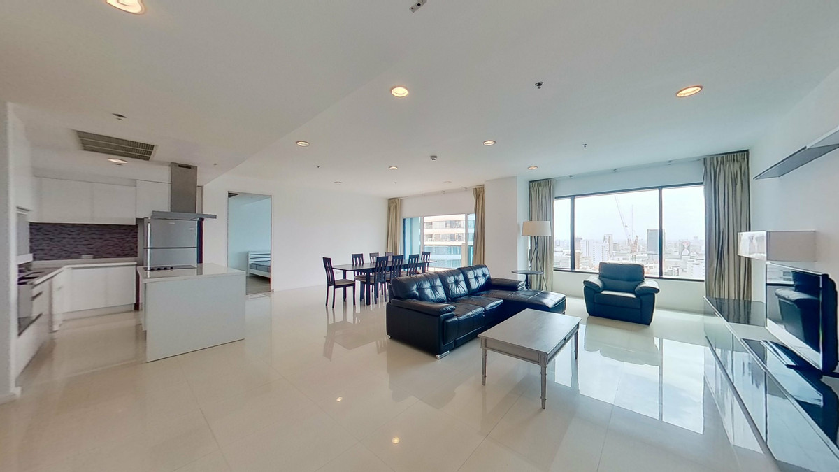 ให้เช่าคอนโดวิทยุ ชิดลม หลังสวน : The Royal Maneeya - 3 Bedrooms for RENT