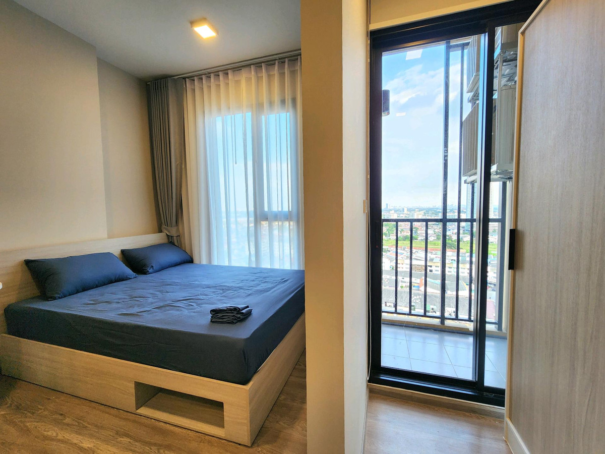 ให้เช่าคอนโดนนทบุรี บางใหญ่ บางบัวทอง : **ห้องไม่ว่างครับผม มีโซนแต่งตัว ตู้เสื้อผ้า 2 ตู้**ให้เช่า! ห้องใหม่ แปลนใหม่ (มือ 1) PLUM CONDO NEW WEST ติดเซ็นทรัล เวสต์เกต ทิศตะวันออก ไม่ร้อน