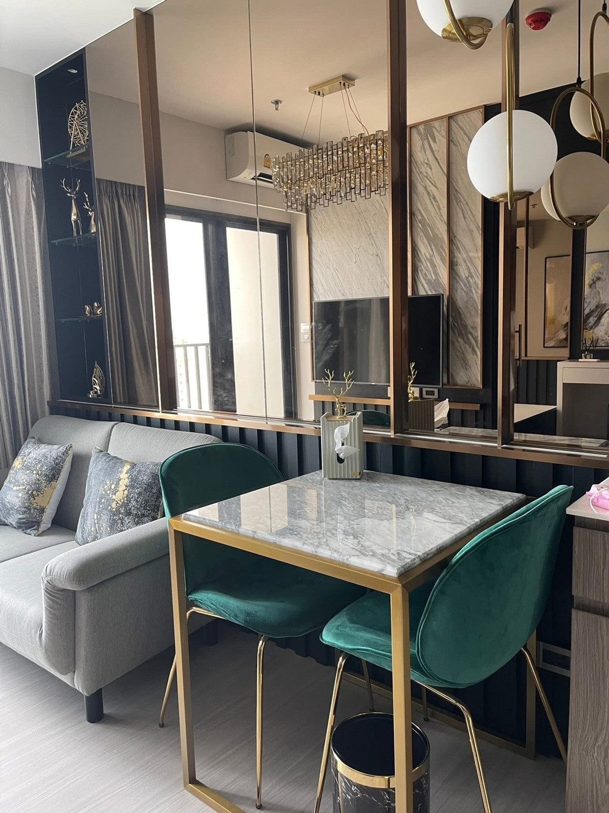 ให้เช่าคอนโดบางแค เพชรเกษม :  ⭐️ The Parkland Phetkasem 56 ⭐️ 1 ห้องนอน 1 ห้องย้ำ 30.6 ตรม. ชั้น 11 ตกแต่งบิ้วอินจัดเต็ม มีเครื่องซักผ้า 