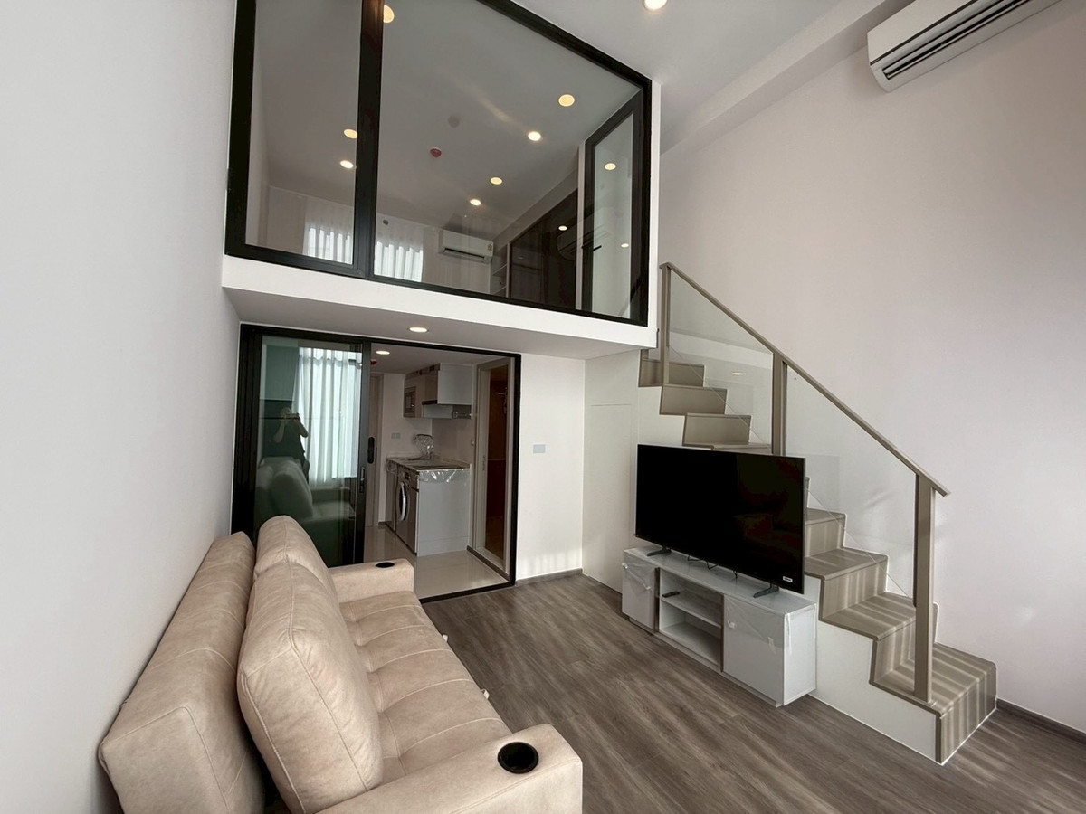 ให้เช่าคอนโดเกษตรศาสตร์ รัชโยธิน : 🏙 ให้เช่า คอนโด So Origin Kaset Interchange (ห้อง Duplex) ห้องใหม่มือ 1 |ชั้น 12 | 25.10 ตร.ม. | 1 นอน 1 น้ำ | 25,000 บาท