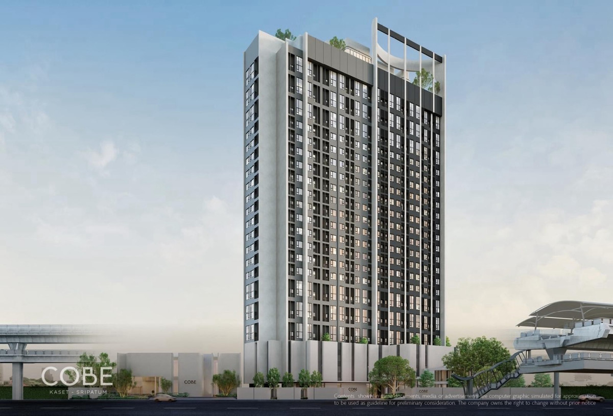 Sale DownCondoKasetsart, Ratchayothin : Selling down payment Cobe Kaset - Sripatum, 12th floor, Studio room, garden view, Kasetsart University, owner selling it himself.