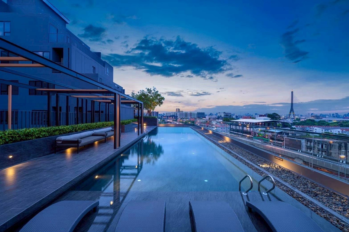 ให้เช่าคอนโดปิ่นเกล้า จรัญสนิทวงศ์ : @condocurator📍ให้เช่า Chawathai Pinklao เฟอร์นิเจอร์ครบ มีเครื่องซักผ้า [PM4341]