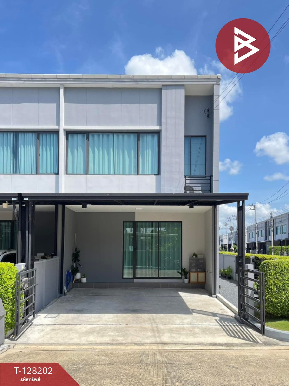 For SaleTownhomePathum Thani,Rangsit, Thammasat : Corner townhouse for sale Pleno Tiwanon Village, Pathum Thani