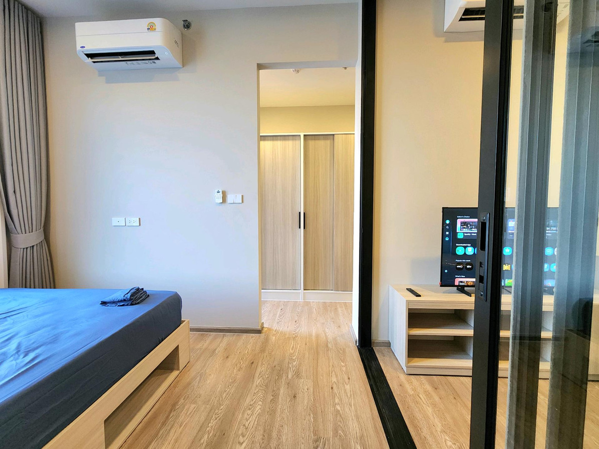 ให้เช่าคอนโดนนทบุรี บางใหญ่ บางบัวทอง : **ห้องไม่ว่างครับผม มีโซนแต่งตัว ตู้เสื้อผ้า 2 ตู้**ให้เช่า! ห้องใหม่ แปลนใหม่ (มือ 1) PLUM CONDO NEW WEST ติดเซ็นทรัล เวสต์เกต ทิศตะวันออก ไม่ร้อน