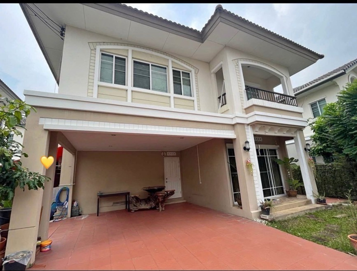 For RentHouseNawamin, Ramindra : Single house for rent, Passorn Watcharapol Wongwaen, Ramintra-O Ngoen location, near the expressway and outer ring road, 2 floors, 3 bedrooms, 2 bathrooms, area 60 sq m, fully furnished, ready to move in, complete electrical appliances.