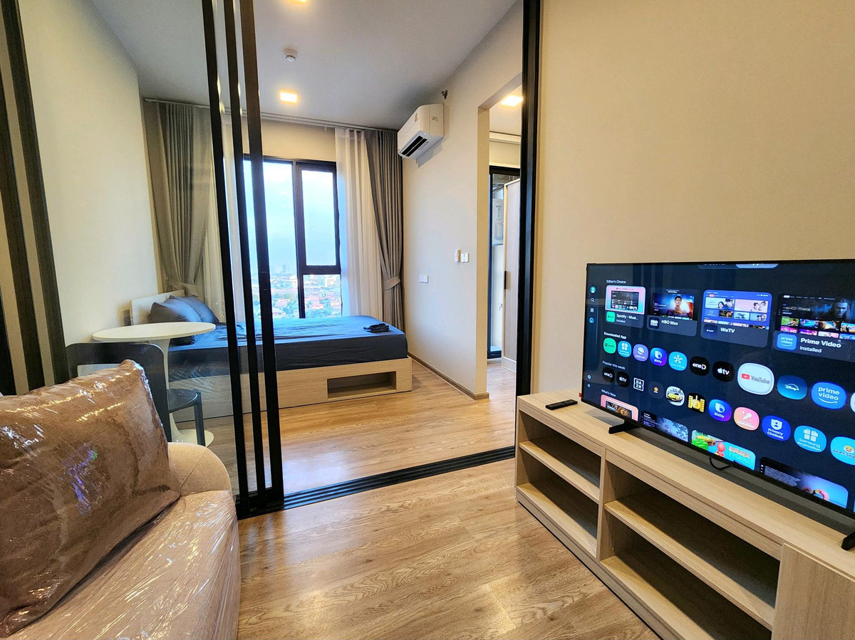 ให้เช่าคอนโดนนทบุรี บางใหญ่ บางบัวทอง : **ห้องไม่ว่างครับผม มีโซนแต่งตัว ตู้เสื้อผ้า 2 ตู้**ให้เช่า! ห้องใหม่ แปลนใหม่ (มือ 1) PLUM CONDO NEW WEST ติดเซ็นทรัล เวสต์เกต ทิศตะวันออก ไม่ร้อน