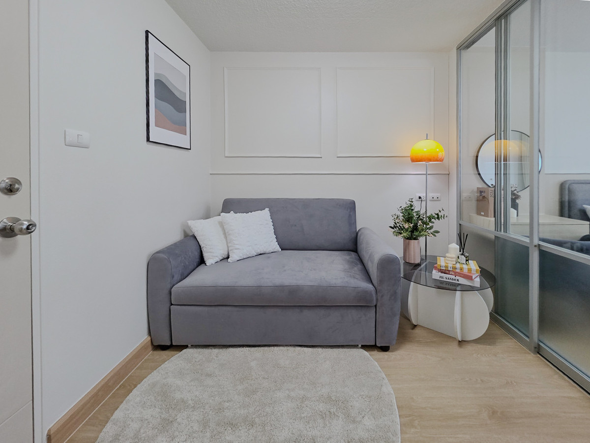 For SaleCondoLadkrabang, Suwannaphum Airport : K-6668 Pool view room, newly decorated, ready to move in, near Suvarnabhumi Airport, LPN On Nut, Lat Krabang 1