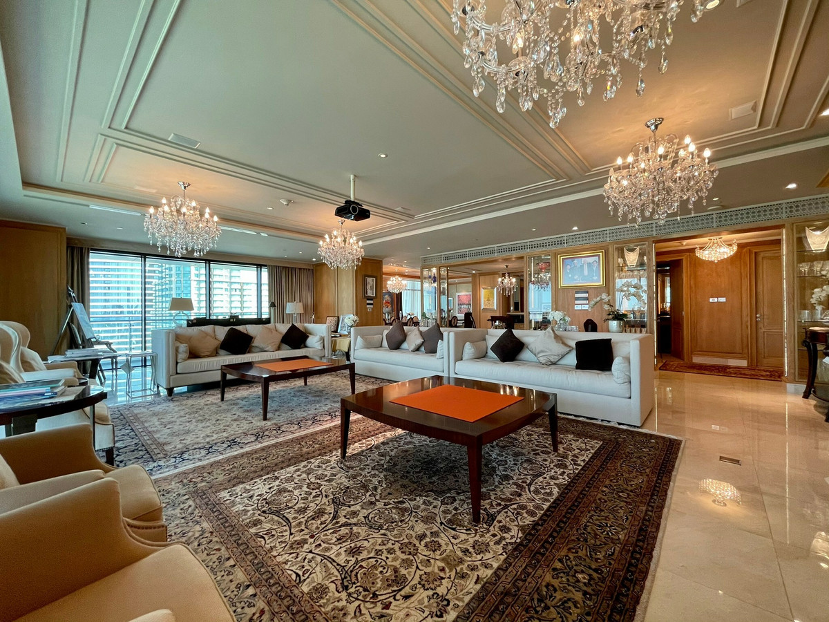 For RentCondoWitthayu, Chidlom, Langsuan, Ploenchit : The Residences at The St. Regis Bangkok - 3 Bedrooms for RENT