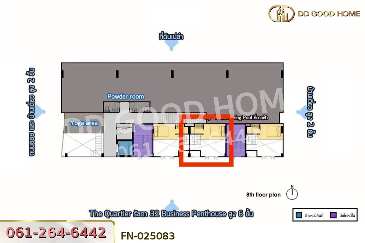 For SaleCondoRatchadapisek, Huaikwang, Suttisan : FN-025083 Condo The Collect Ratchada 32, Ratchadaphisek Road, near MRT Lat Phrao
