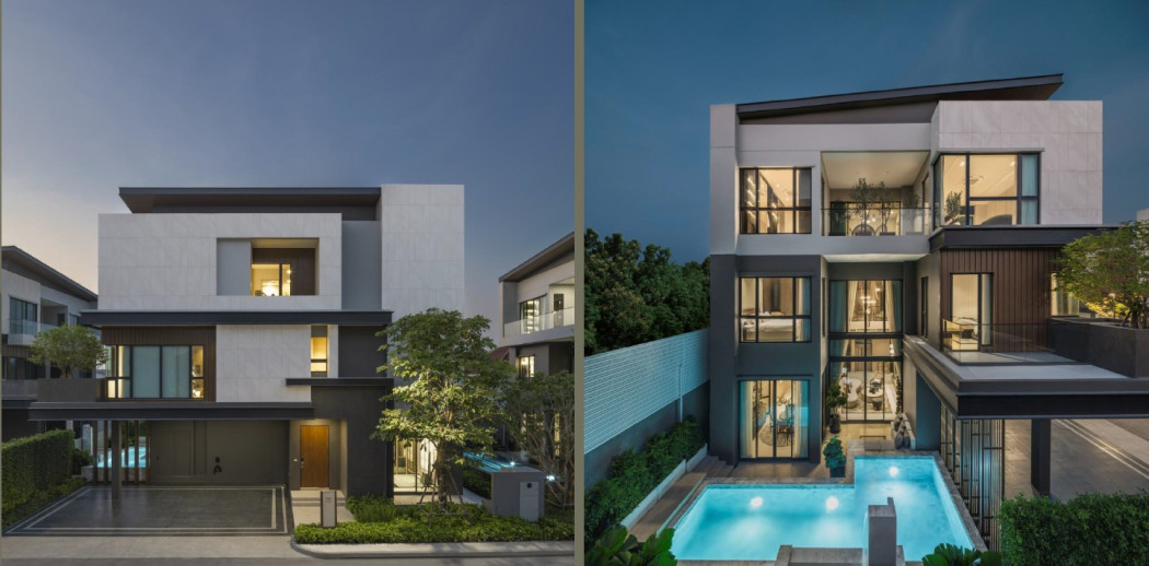 ให้เช่าบ้านรามคำแหง หัวหมาก : ขาย-ให้เช่าบ้านเดี่ยวหรู 3 ชั้นโครงการ The Honor Yothinpattana 86.8 ตร.ว.