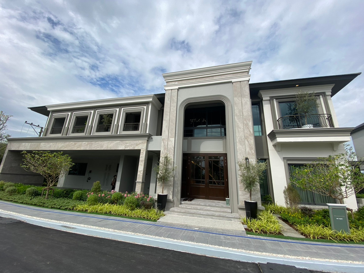 ให้เช่าบ้านบางนา แบริ่ง ลาซาล : ให้เช่าบ้านเดี่ยว โครงการหรู Grand Bangkok Boulevard สุขุมวิท ศรีนครินทร์ บ้านตัวอย่าง 5 ห้องนอน