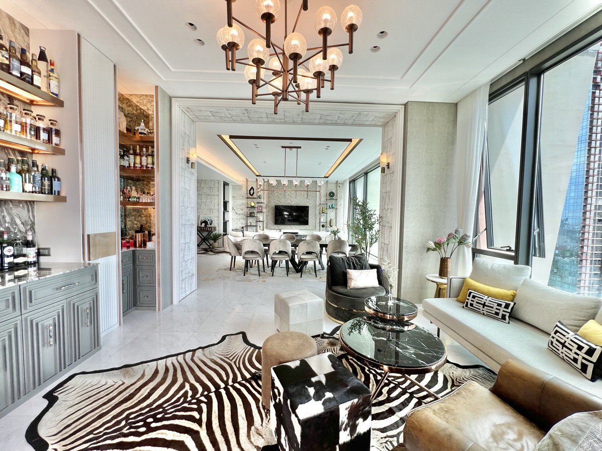 ให้เช่าคอนโดวิทยุ ชิดลม หลังสวน : The Residences at Sindhorn Kempinski Hotel Bangkok - 4 Bedrooms for RENT