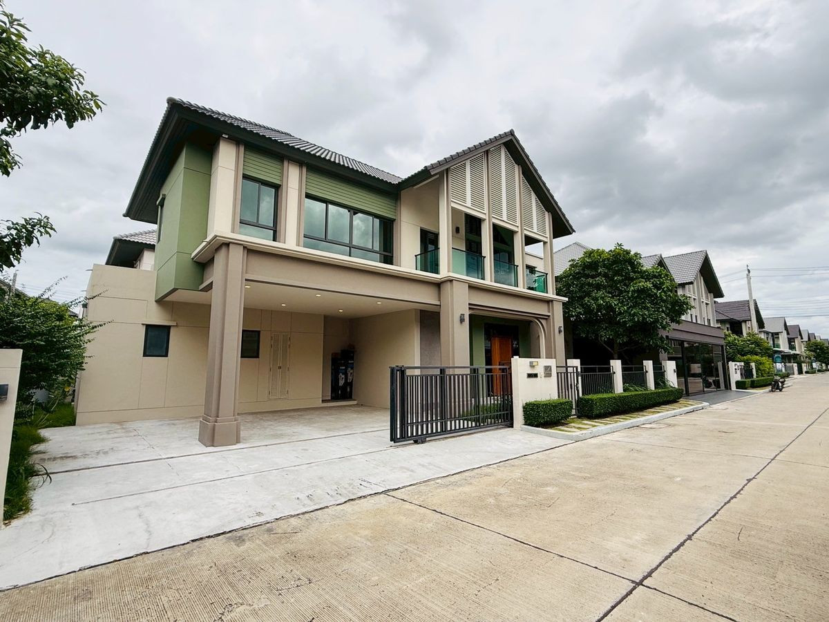 ขายบ้านนนทบุรี บางใหญ่ บางบัวทอง : ขายบ้านเดี่ยว บางกอก บูเลอวาร์ด เวสต์เกต (Bangkok Boulevard Westgate) เนื้อที่ 70 ตร.ว. ติดถนนกาญจนาภิเษก