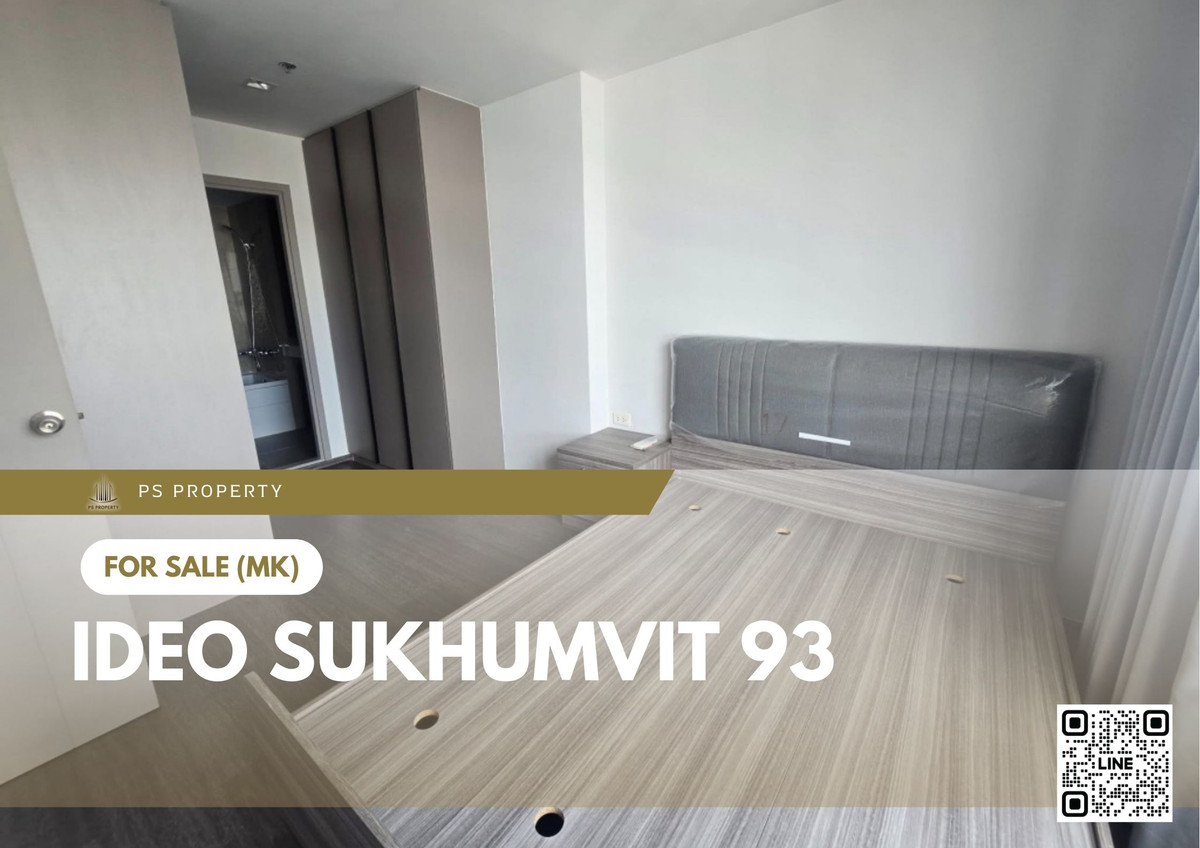 For SaleCondoOnnut, Udomsuk : Urgent sale ✨ IDEO Sukhumvit 93 ✨ near BTS Bang Chak, fully furnished and equipped with appliances