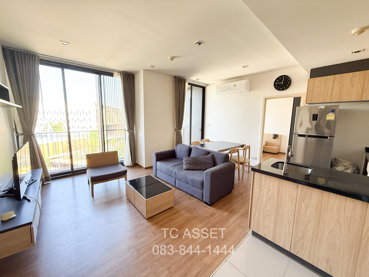 For RentCondoOnnut, Udomsuk : 🔥𝐅𝐨𝐫 𝐑𝐞𝐧𝐭! 𝐇𝐚𝐬𝐮 𝐇𝐚𝐮𝐬 2 Bedrooms / 2 Bathrooms 64 SQ.M, Facing North, 5th+ Floor, Building A, School View🔥 𝐎𝐧𝐥𝐲 𝟑𝟖,𝟎𝟎𝟎 𝐁𝐚𝐡𝐭/ 𝐌𝐨𝐧𝐭𝐡
