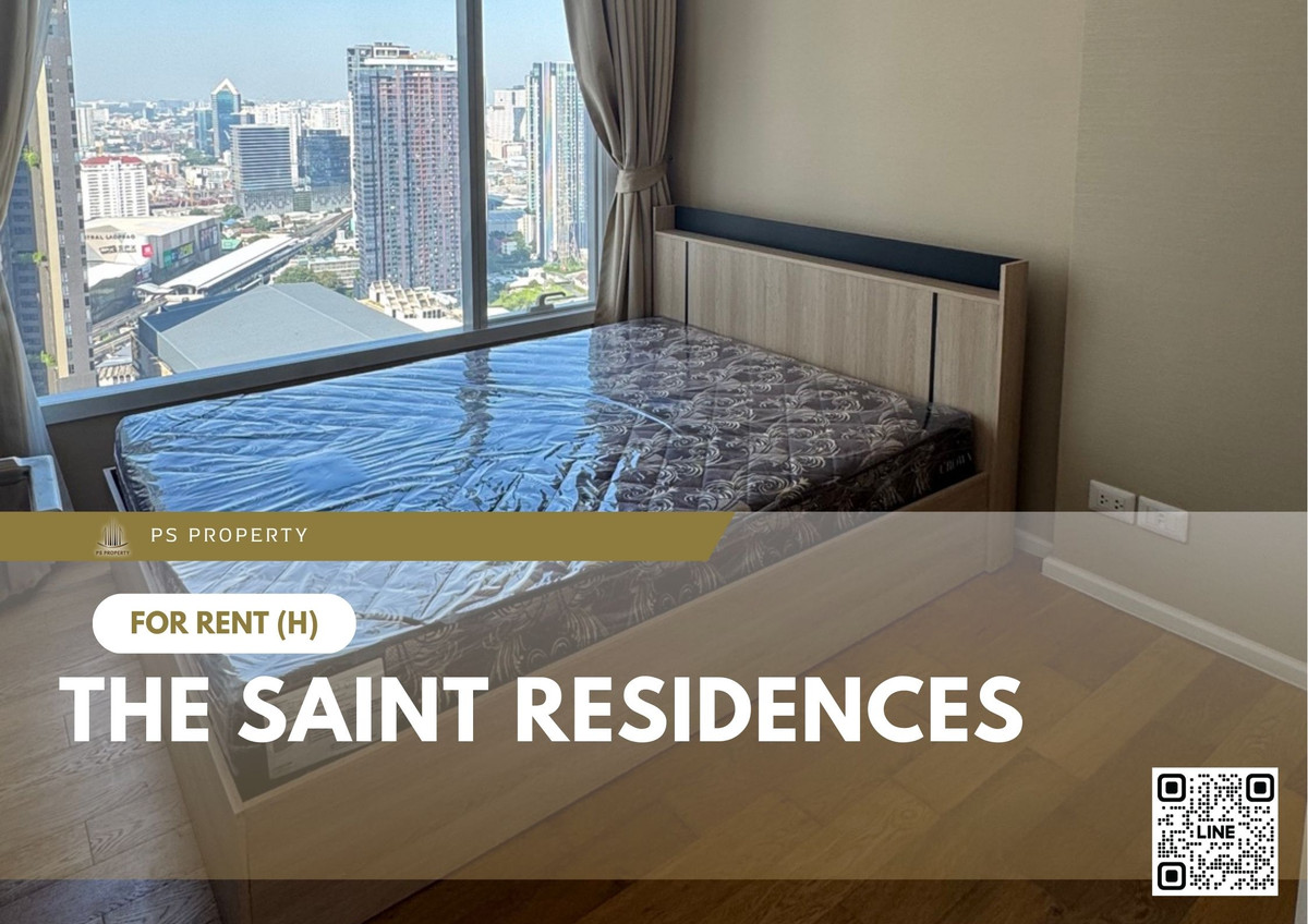 ให้เช่าคอนโดลาดพร้าว เซ็นทรัลลาดพร้าว : ให้เช่า ✨ The Saint Residences ✨ เฟอร์นิเจอร์ และ เครื่องใช้ไฟฟ้าครบ ใกล้ BTS ห้าแยกลาดพร้าว