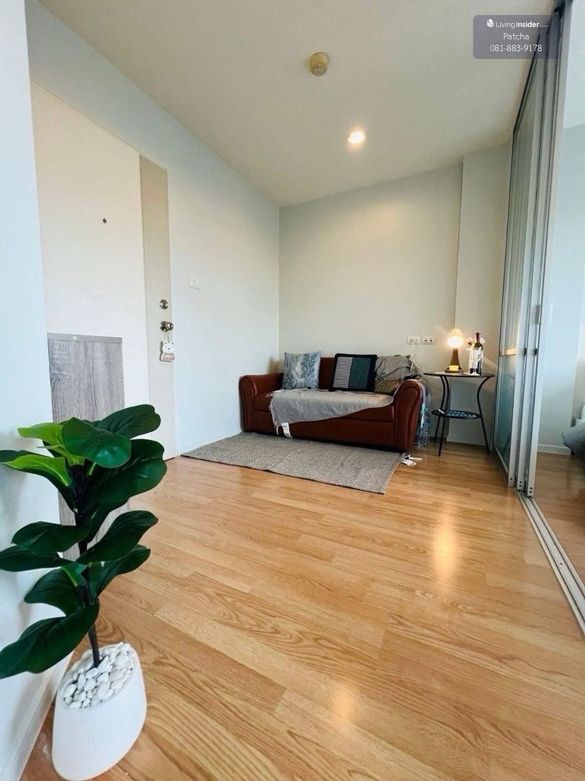 For SaleCondoOnnut, Udomsuk : 💫 Selling “Lumpini Ville On Nut 46”. Two units available in Building D and C1, 5th floor, facing the 7-Eleven. 💸 Price 1.39 million baht. The units are newly renovated. Building C1, 5th floor, 23 sq.m., street view. 7-Eleven is located under the building.