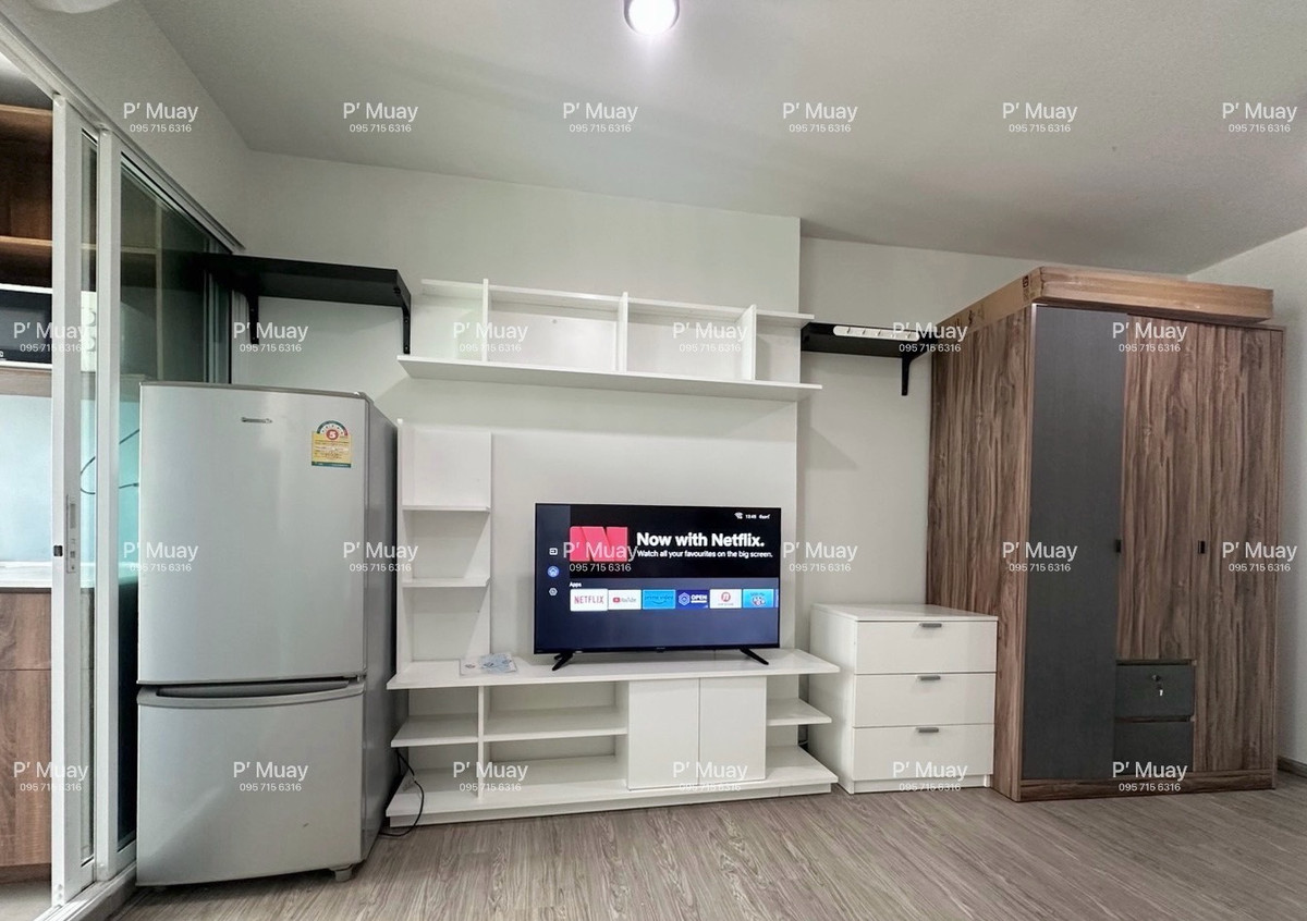 For RentCondoBang Sue, Wong Sawang, Tao Pun : 🍃Room next to the fire escape, quiet🍃 #Regent Home Bang Son 28 ❤️ Rent 7,800 baht