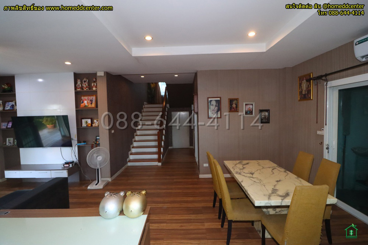 ขายบ้านมีนบุรี-ร่มเกล้า : ขายขาดทุนจริงๆ บ้านเดี่ยวหลังริม ม.ราชพฤกษ์ รามคำแหง–สุวินทวงศ์ (มีนบุรี) ใกล้รถไฟฟ้าสายสีส้ม–สีชมพู ราคา 3.95 ล้าน ใกล้สารสาสน์ มีนบุรี