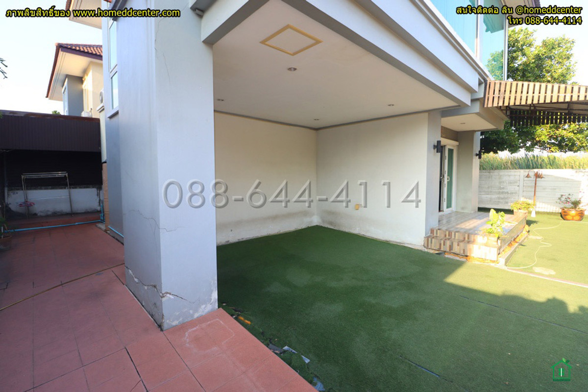 ขายบ้านมีนบุรี-ร่มเกล้า : ขายขาดทุนจริงๆ บ้านเดี่ยวหลังริม ม.ราชพฤกษ์ รามคำแหง–สุวินทวงศ์ (มีนบุรี) ใกล้รถไฟฟ้าสายสีส้ม–สีชมพู ราคา 3.95 ล้าน ใกล้สารสาสน์ มีนบุรี