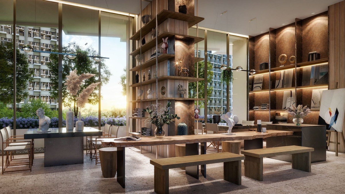 ขายดาวน์คอนโดเลียบทางด่วนรามอินทรา : ขายดาวน์ คอนโด Noble Create เอกมัย–รามอินทรา (30.10 ตร.ม.) 1 นอน  ติด Crystal Park ประดิษฐ์มนูธรรม