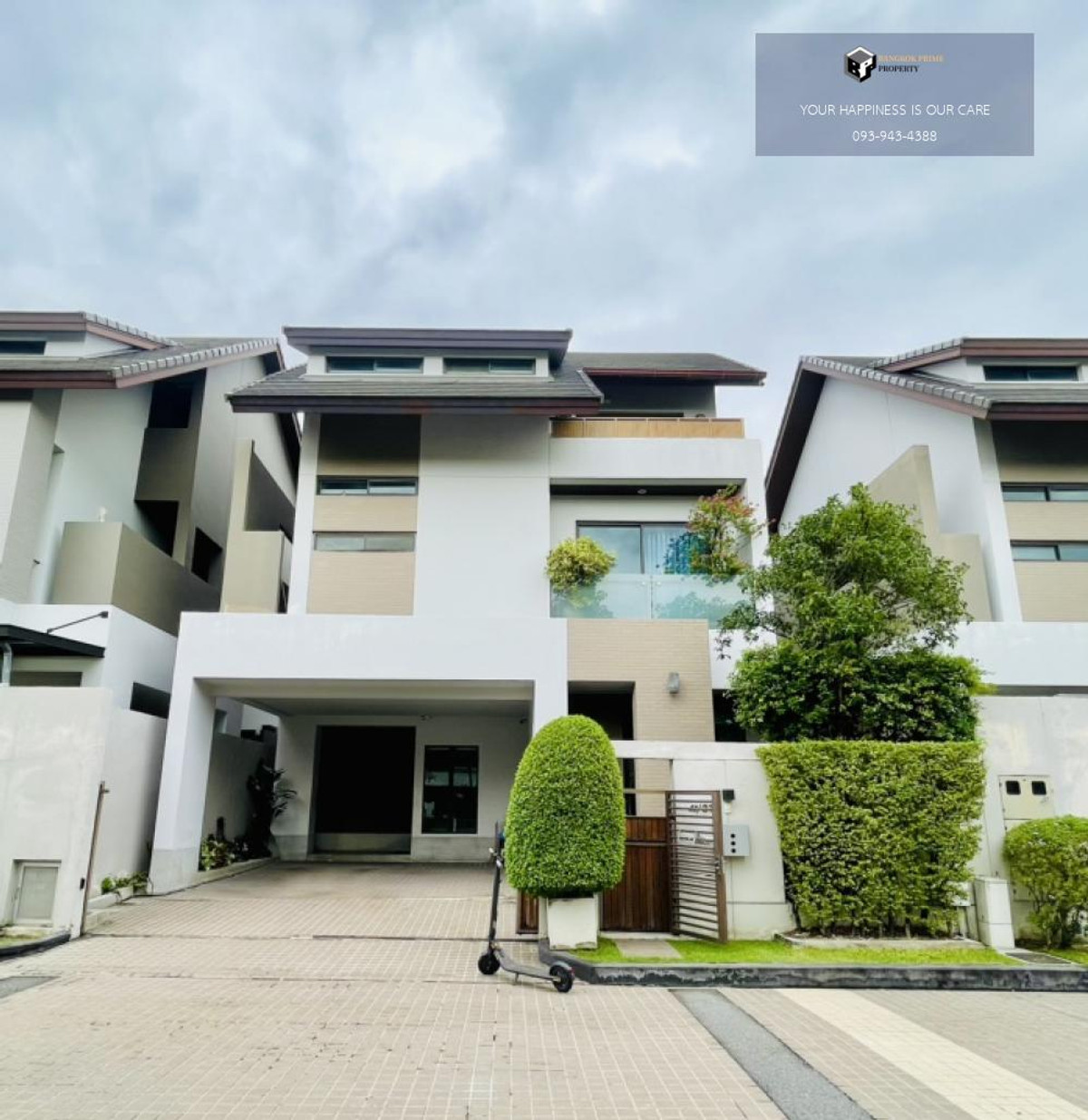 For SaleHouseYothinpattana,CDC : 🏡 Private Nirvana Residence East Exclusive 3-Storey Home Facing the Garden | The real Chinese version of the Chinese New Year #2025082511533