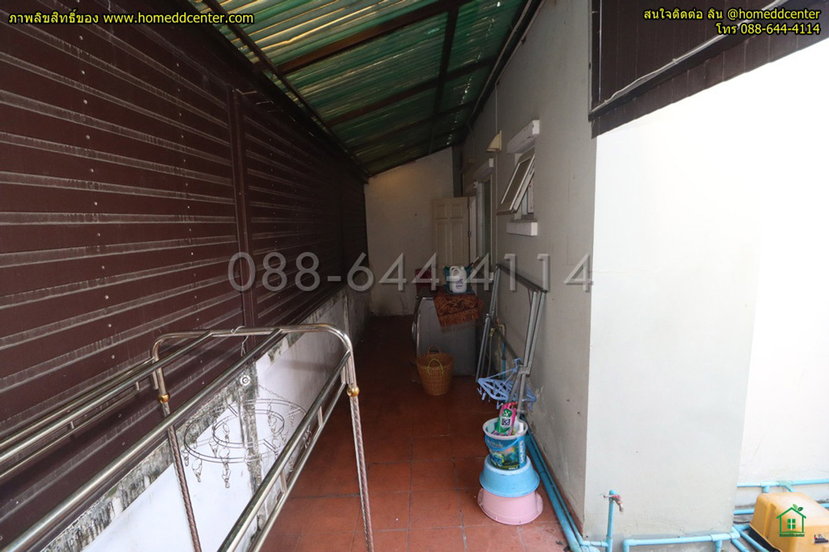 ขายบ้านมีนบุรี-ร่มเกล้า : ขายขาดทุนจริงๆ บ้านเดี่ยวหลังริม ม.ราชพฤกษ์ รามคำแหง–สุวินทวงศ์ (มีนบุรี) ใกล้รถไฟฟ้าสายสีส้ม–สีชมพู ราคา 3.95 ล้าน ใกล้สารสาสน์ มีนบุรี