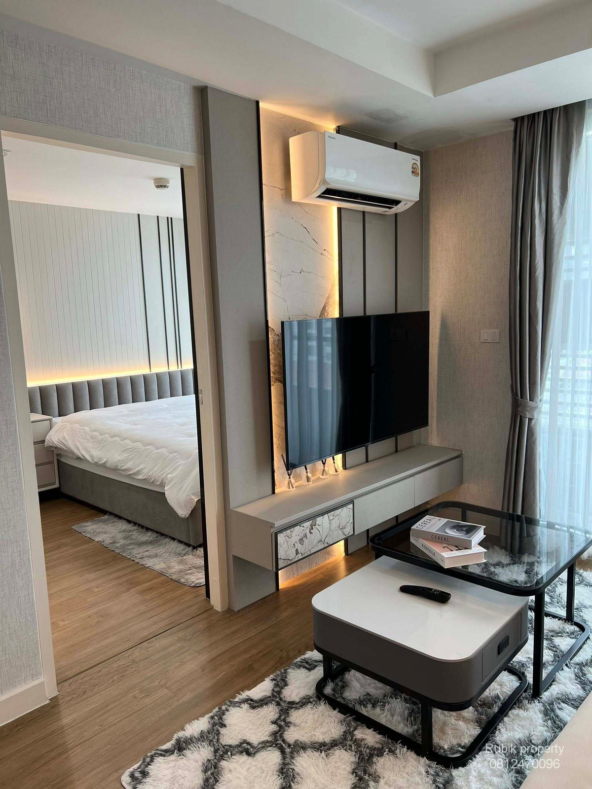 For RentCondoRatchadapisek, Huaikwang, Suttisan : 🏢 Condo available for rent | The Kris Ratchada Soi 17 (Building 7) RB1479, size 2 bedrooms, 1 bathroom | 45 sq m., good location near MRT Ratchada - very convenient in and out.