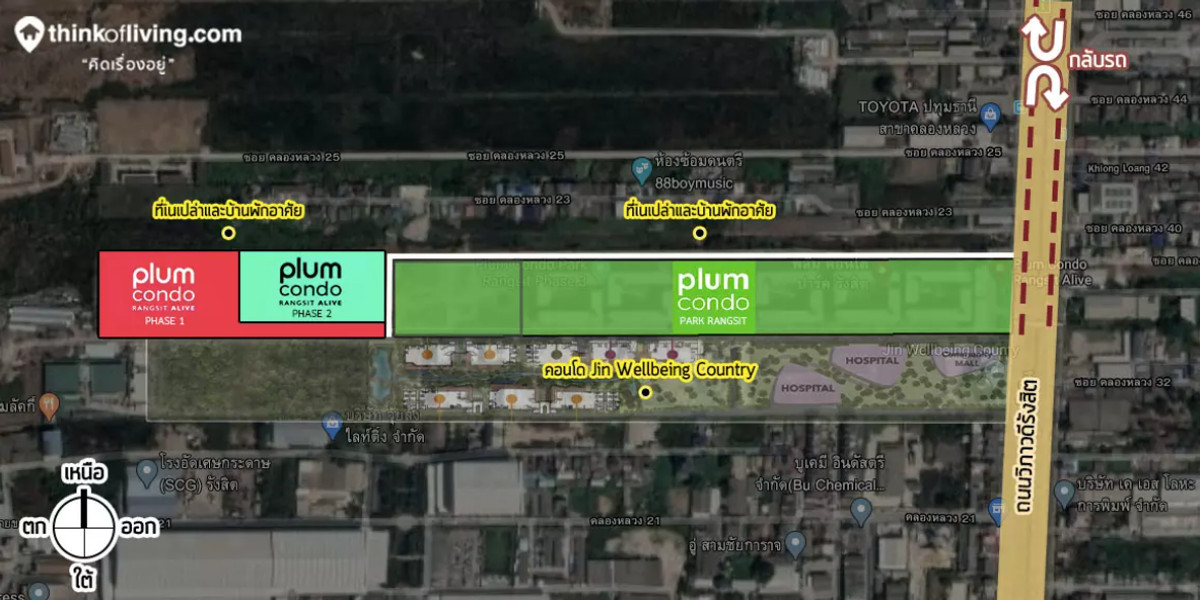 ขายคอนโดปทุมธานี รังสิต ธรรมศาสตร์ : 📢ขายด่วน! Plum Condo Rangsit Alive 1 , พร้อมผู้เช่า, Studio, ชั้น 7, 26.80 ตรม.