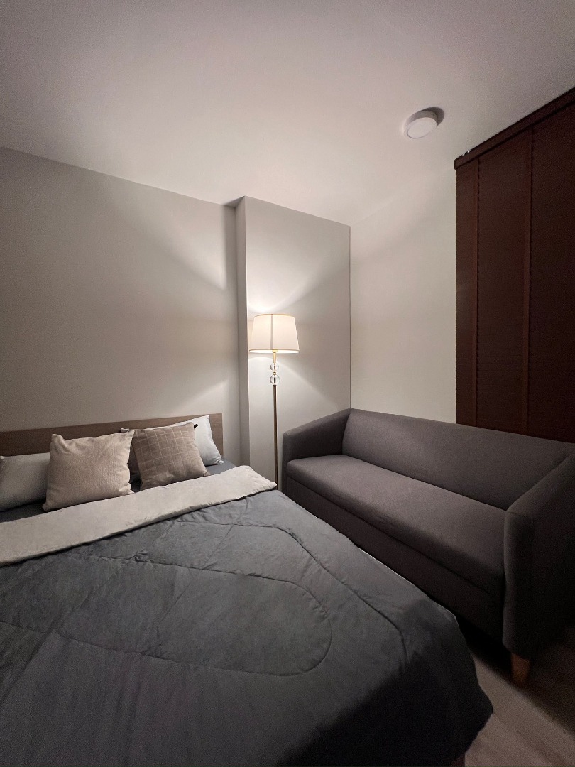 For RentCondoRatchadapisek, Huaikwang, Suttisan : Urgently for rent! Quintara My Jane Ratchada-Huai Khwang, new unit with unobstructed views. Fully furnished and ready to move in. Near Huai Khwang MRT, only 350 meters.