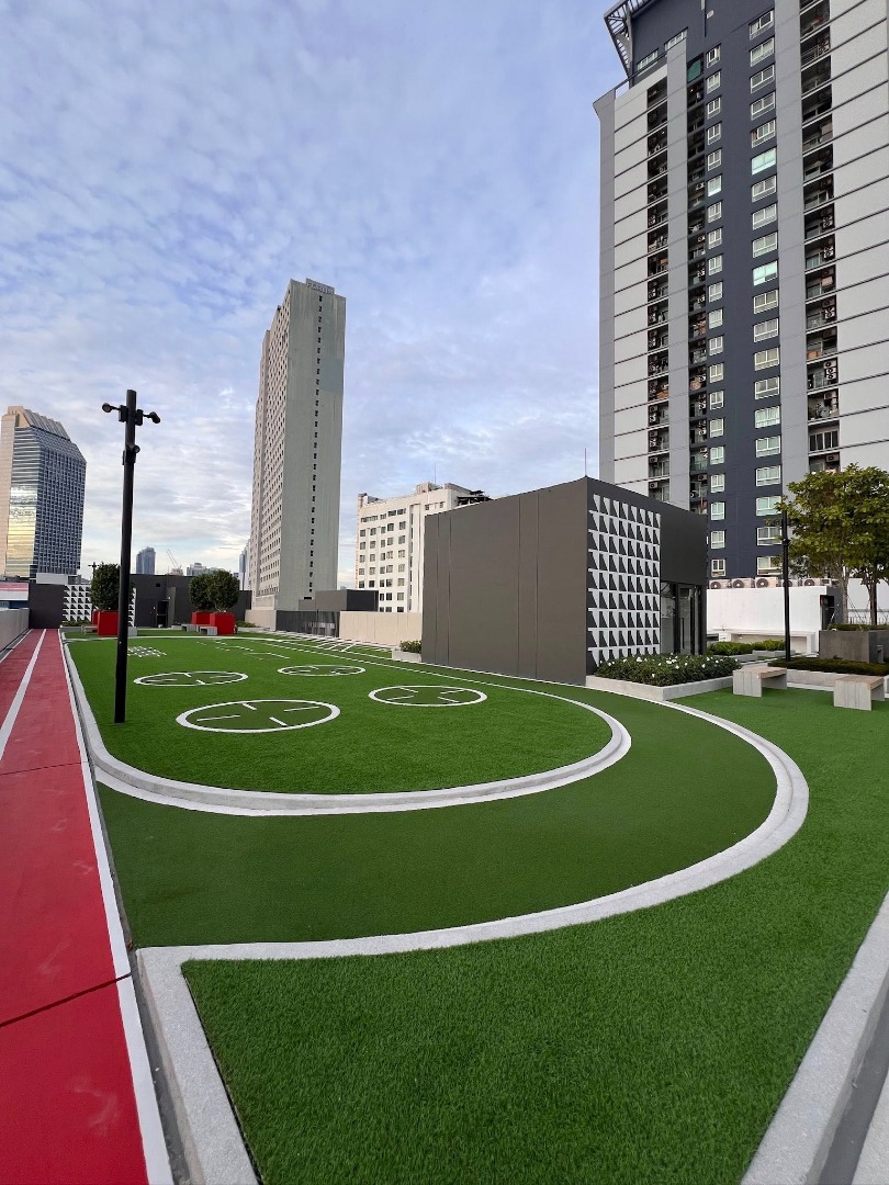 For RentCondoRatchadapisek, Huaikwang, Suttisan : Urgently for rent! Quintara My Jane Ratchada-Huai Khwang, new unit with unobstructed views. Fully furnished and ready to move in. Near Huai Khwang MRT, only 350 meters.