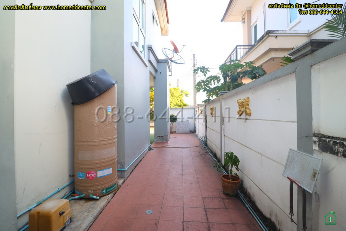 ขายบ้านมีนบุรี-ร่มเกล้า : ขายขาดทุนจริงๆ บ้านเดี่ยวหลังริม ม.ราชพฤกษ์ รามคำแหง–สุวินทวงศ์ (มีนบุรี) ใกล้รถไฟฟ้าสายสีส้ม–สีชมพู ราคา 3.95 ล้าน ใกล้สารสาสน์ มีนบุรี