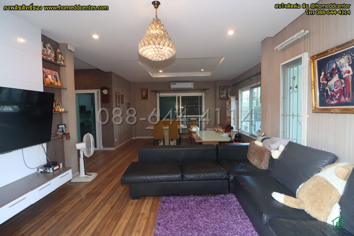 ขายบ้านมีนบุรี-ร่มเกล้า : ขายขาดทุนจริงๆ บ้านเดี่ยวหลังริม ม.ราชพฤกษ์ รามคำแหง–สุวินทวงศ์ (มีนบุรี) ใกล้รถไฟฟ้าสายสีส้ม–สีชมพู ราคา 3.95 ล้าน ใกล้สารสาสน์ มีนบุรี