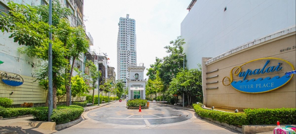 ให้เช่าคอนโดวงเวียนใหญ่ เจริญนคร :  ✨ For Rent: Supalai River Place Condo ✨  💰 Only 18,000 THB/month