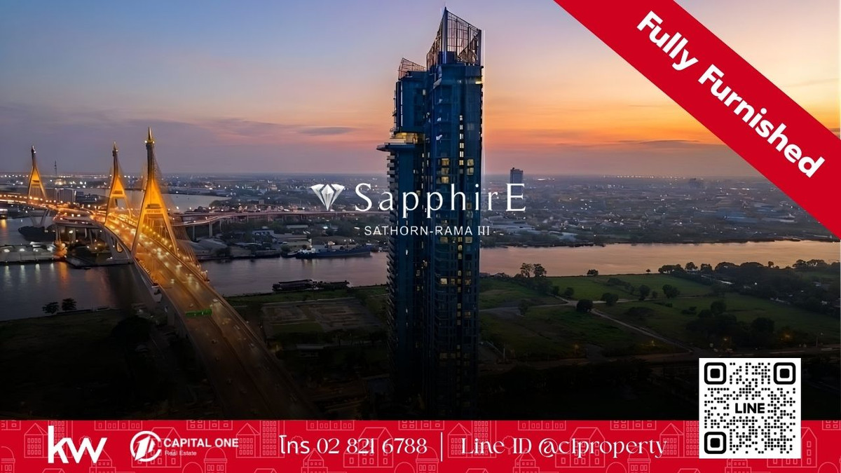 ขายคอนโดพระราม 3 สาธุประดิษฐ์ : ขายคอนโด - Sapphire Luxurious Condominium Rama3 🚨  ลดสุงสุด 9 แสนบาท