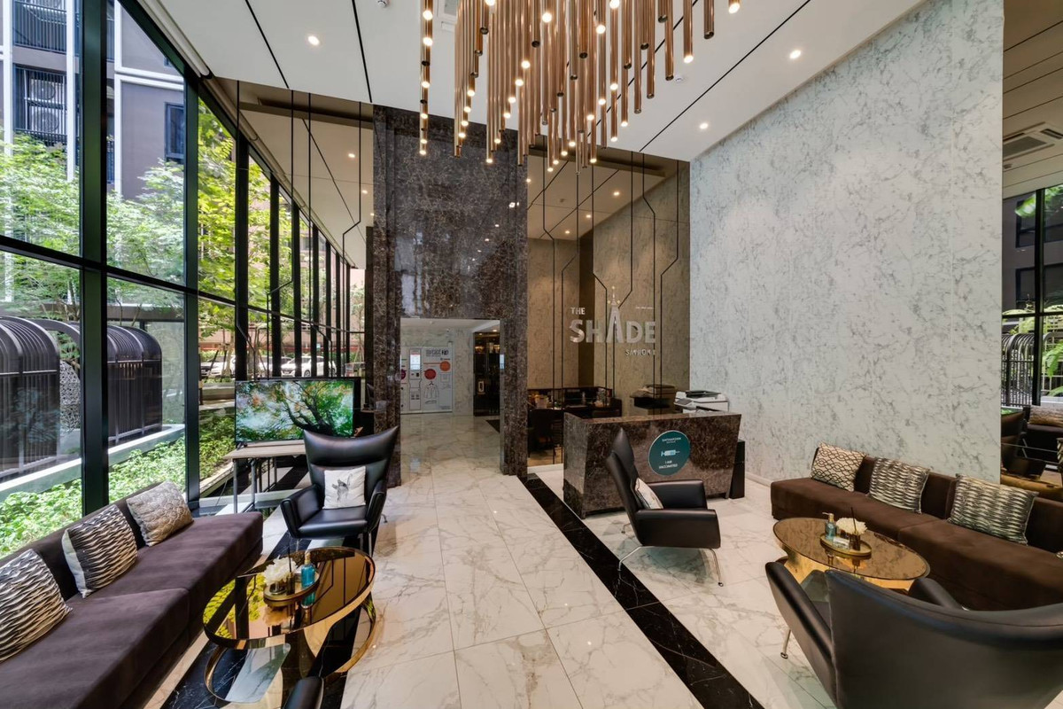 For RentCondoSathorn, Narathiwat : New room, newly decorated (Never been rented) Pool view room for rent, The Shade Sathon 1.