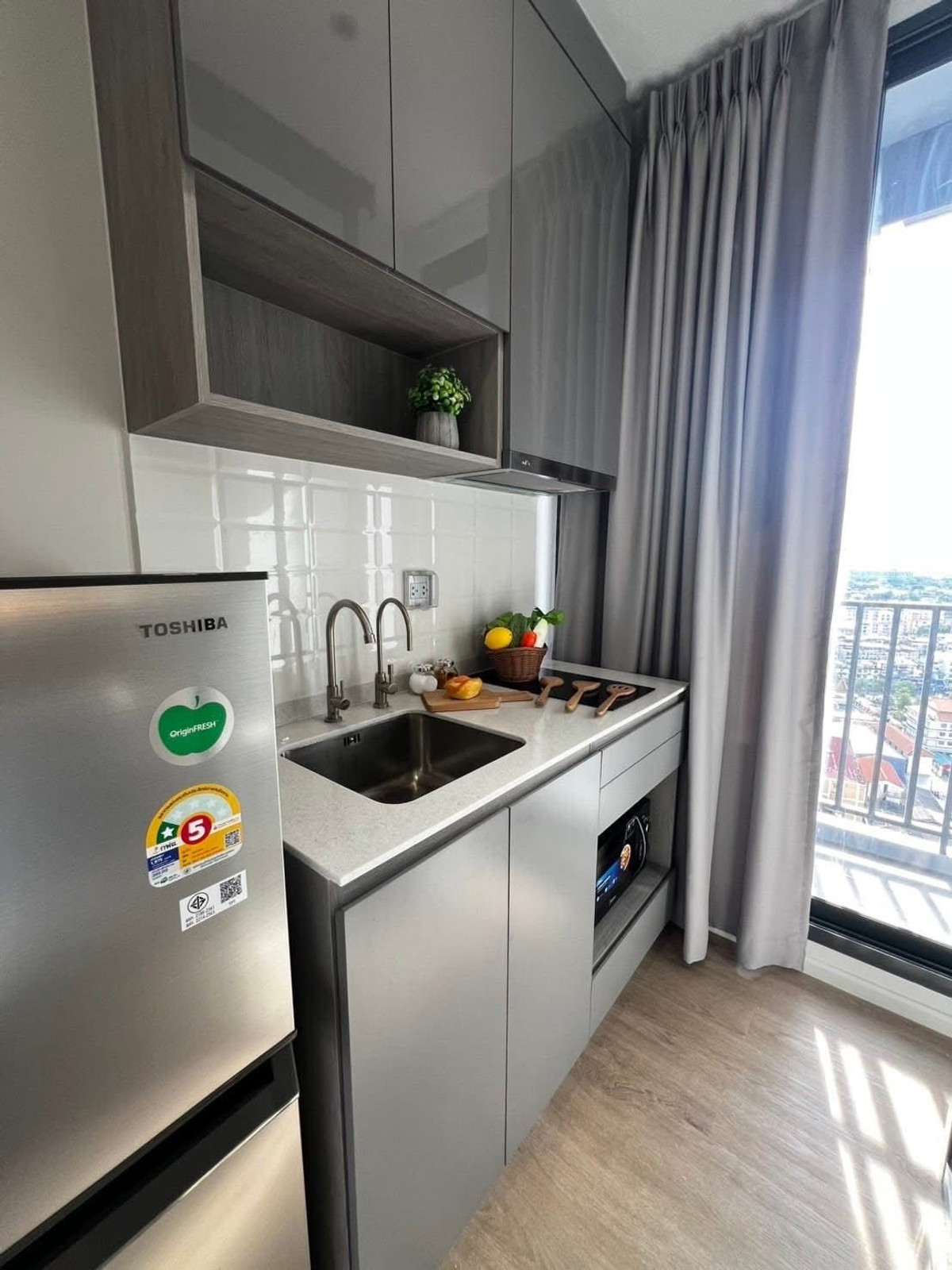 For RentCondoRamkhamhaeng, Hua Mak : For rent ✨ Modiz Rhyme Ramkhamhaeng ✨ Fully furnished and equipped, near MRT Ramkhamhaeng