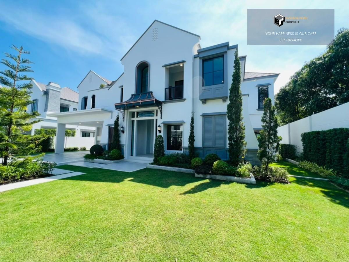 For SaleHousePattanakan, Srinakarin : Nantawan Rama9-New Krungthepkreetha | French style luxury house Heart of Krungthep Kreetha Fully furnished You can move in immediately. #2025120113285