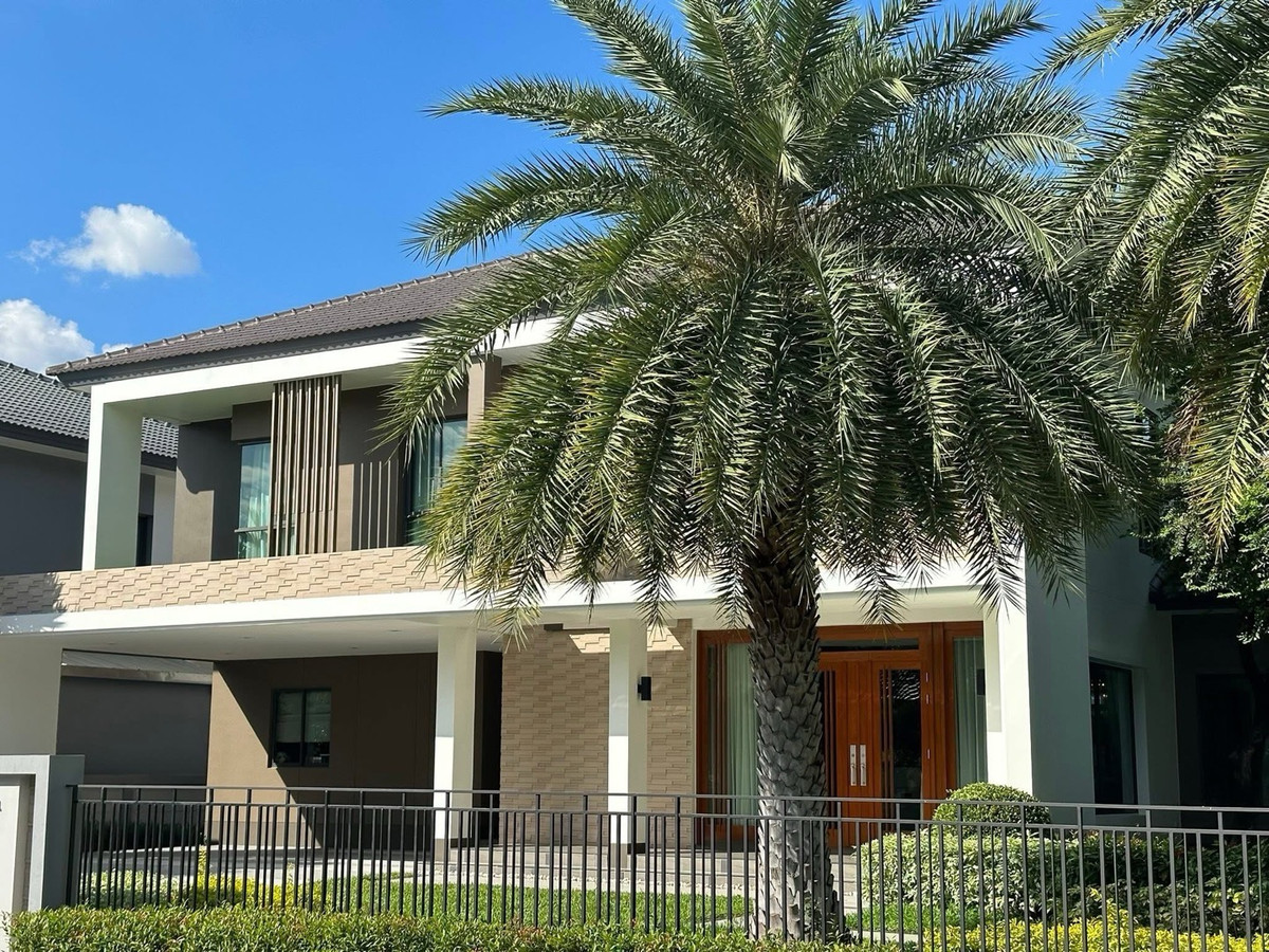 For RentHouseBangna, Bearing, Lasalle : 🏡For rent, sample house, Pool Villa, The Grand Lux ​​Bangna-Suan Luang.