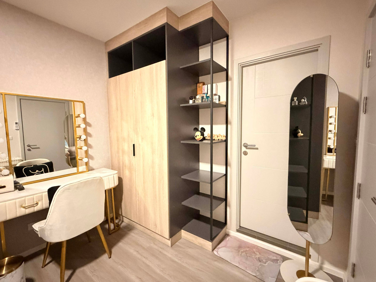 For RentCondoPathum Thani,Rangsit, Thammasat : For rent, dcondo Campus Hideaway (dcondo Campus Hideaway), large room 34 sq m, newly decorated throughout the room. Ready to move in, near Thammasat University, 6C floor.