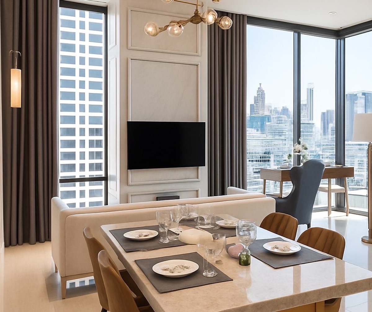 ให้เช่าคอนโดสีลม ศาลาแดง บางรัก : 🔥ให้เช่า Ashton Silom, 2 ห้องนอน 86 ตร.ม. ชั้นสูง