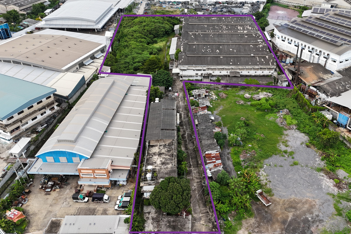 For SaleFactoryRathburana, Suksawat : Industrial land with factory buildings for sale at Suksawat 84 Purple zone with Ror Ngor 4 license
