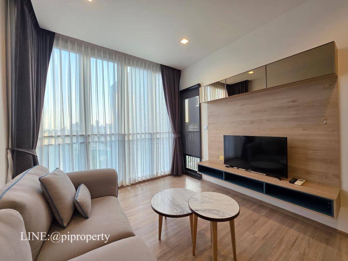 For RentCondoOnnut, Udomsuk : River view 2 Bedrooms unit for rent in Kawa Haus. T77 community with a British international school Prep and Sansiri farm. On Nut living area. 