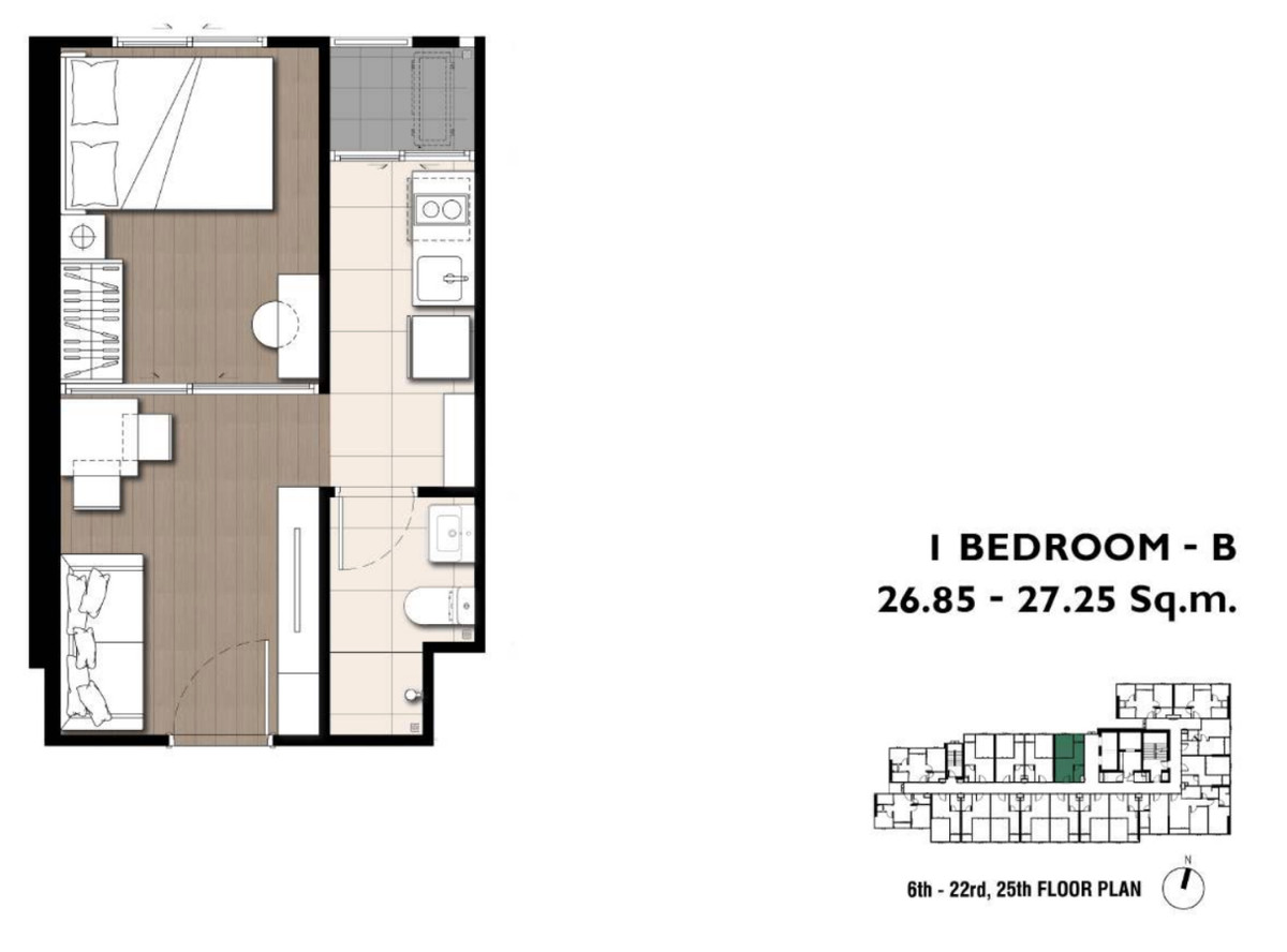 For SaleCondoBang Sue, Wong Sawang, Tao Pun : 🔥 HOT DEAL 🚝 The Privacy Parc Tao Poon ✨ 1 Bedroom, 1 Bathroom — Best Price Guaranteed! 💯 📱 092-8088899