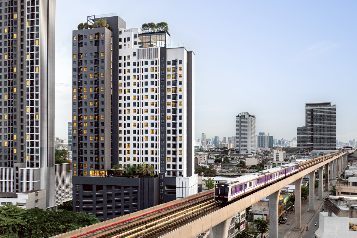 For SaleCondoBang Sue, Wong Sawang, Tao Pun : 🔥 HOT DEAL 🚝 The Privacy Parc Tao Poon ✨ 1 Bedroom, 1 Bathroom — Best Price Guaranteed! 💯 📱 092-8088899