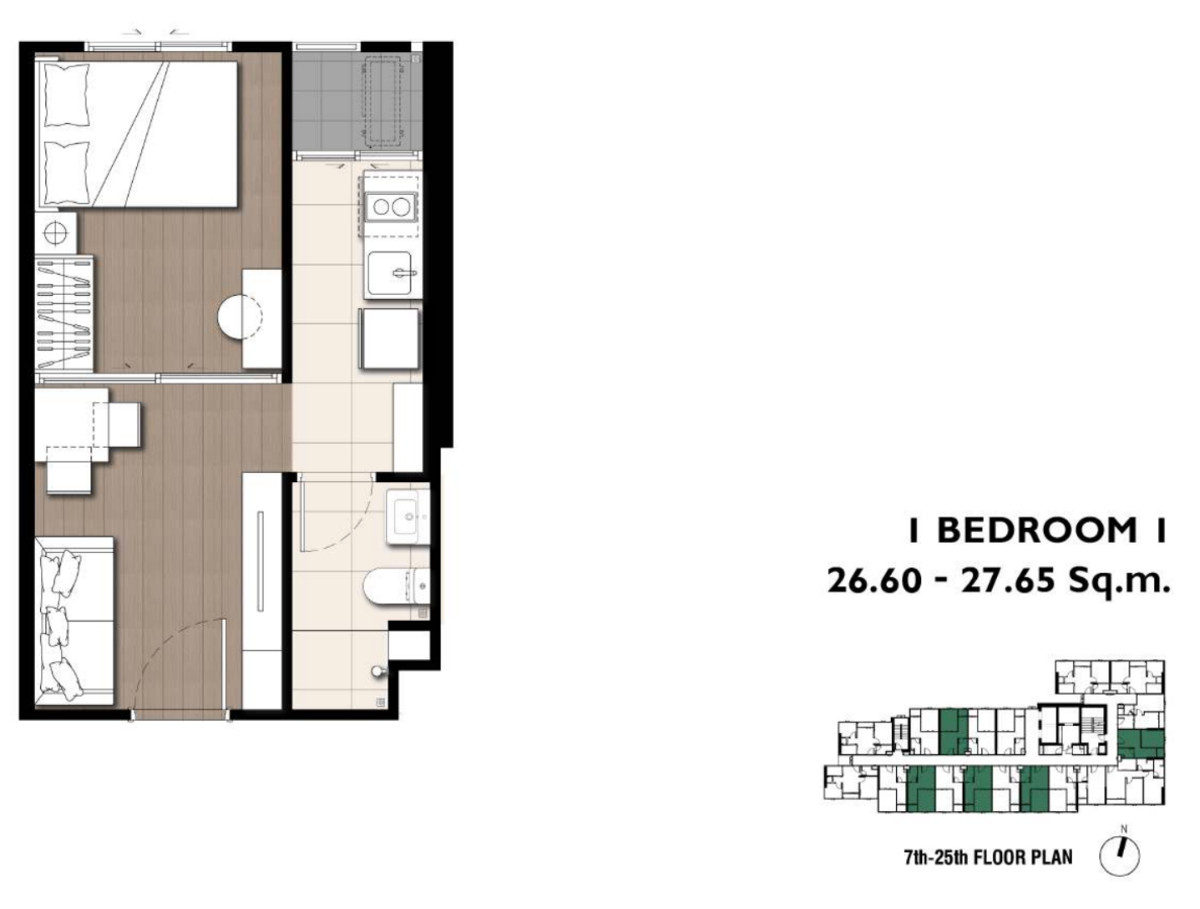 For SaleCondoBang Sue, Wong Sawang, Tao Pun : 🔥 HOT DEAL 🚝 The Privacy Parc Tao Poon ✨ 1 Bedroom, 1 Bathroom — Best Price Guaranteed! 💯 📱 092-8088899