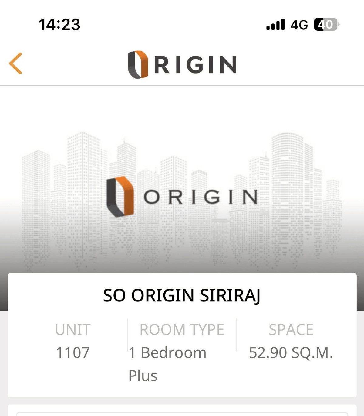 ขายคอนโดปิ่นเกล้า จรัญสนิทวงศ์ : คอนโด So Origin Siriraj เดิทนทางสะดวก ใกล้รถไฟฟ้า เจ้าของขายเอง